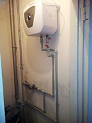 Монтаж водопровода с узлом учёта в картире г. Бахмут